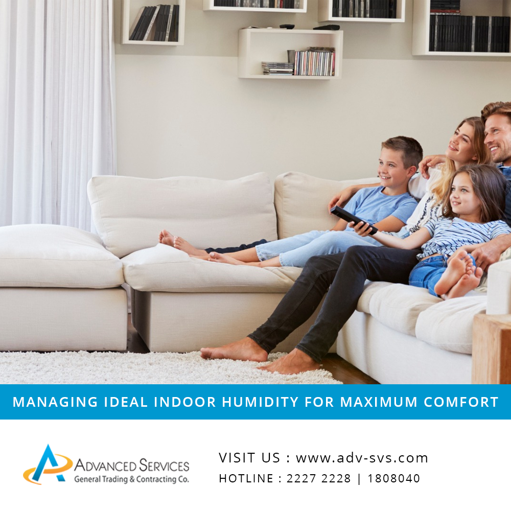 Managing ideal Indoor humidity for maximum comfort