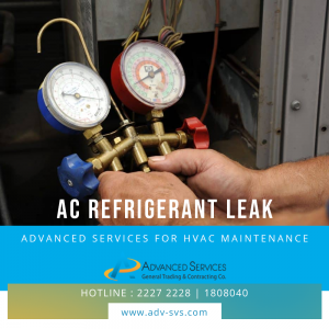 Leaking refrigerant on AC