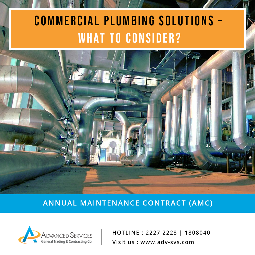 Commercial plumbing solutions