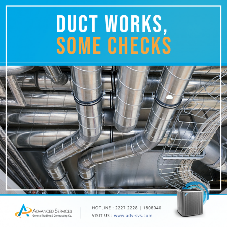 Duct Works, Some Checks