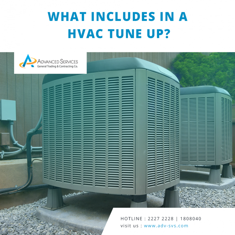 What includes in an HVAC tuneup