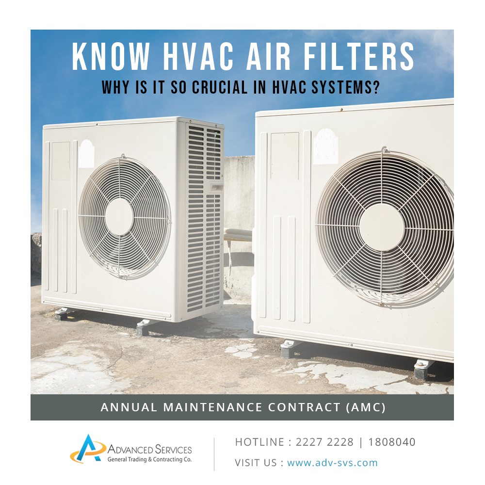 Know HVAC air filters - Why is it so crucial in HVAC systems 